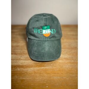 Ireland Hat Headshot by KC‎ Caps Green Shamrock Irish Adjustable